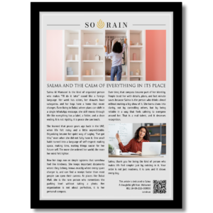 Gift for Organized Person: A framed recognition