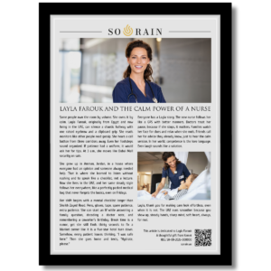 Gift for a Nurse: A framed recognition