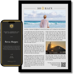 Gift for Beach Lover: A framed recognition