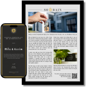 Gift for Housewarming: A framed recognition