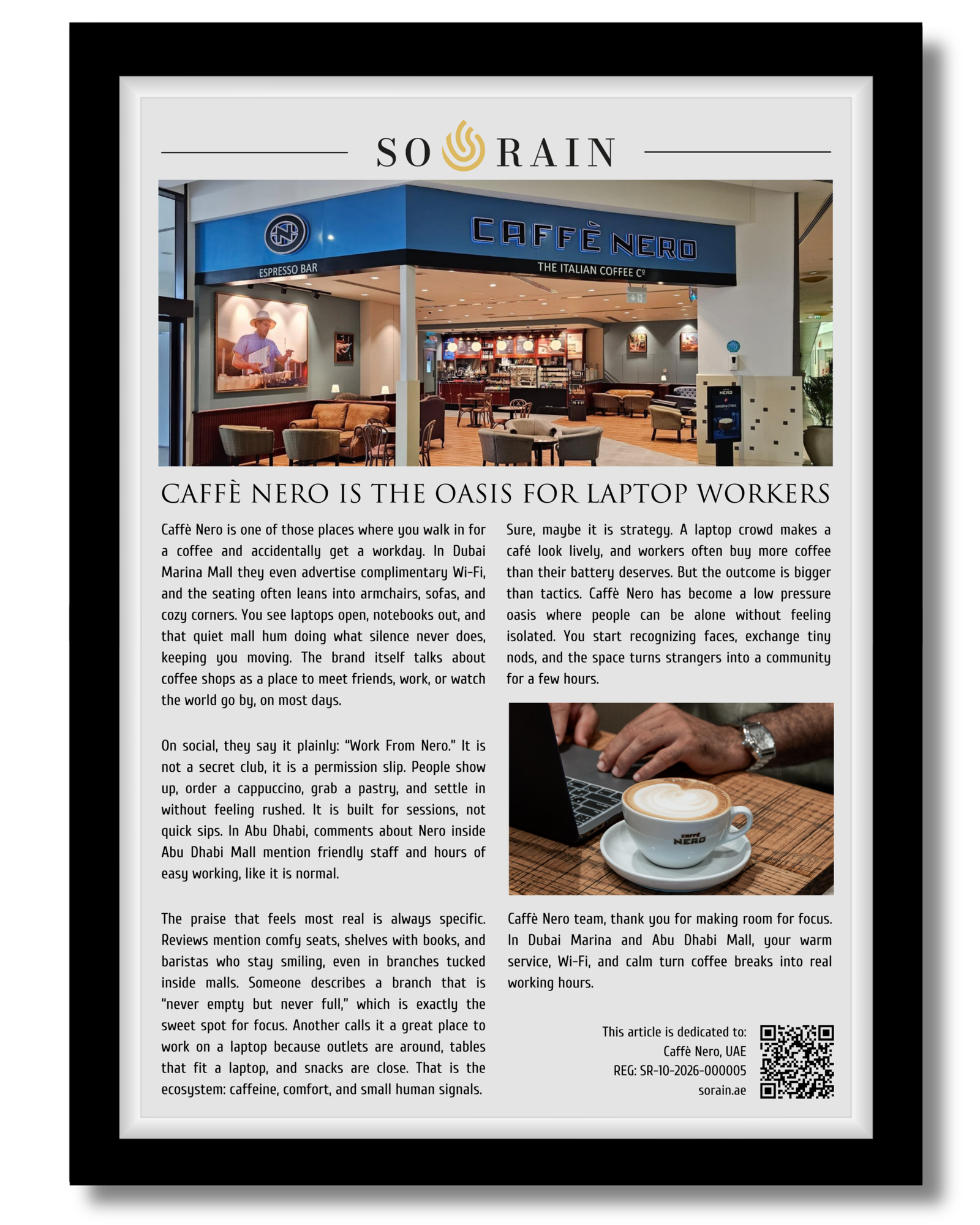 Caffè Nero is the oasis for laptop workers